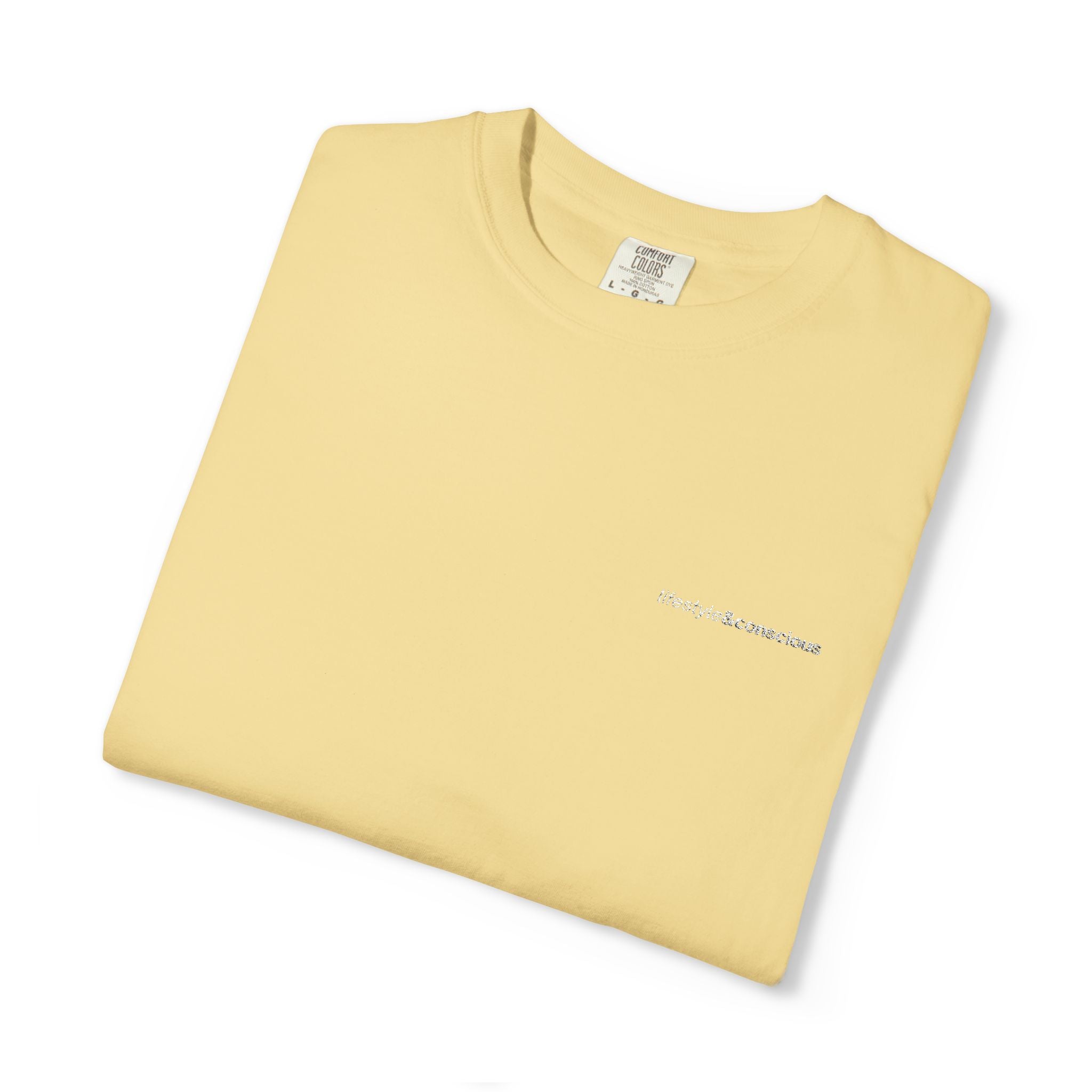 lifestyle&conscious embroderiery - t-shirt