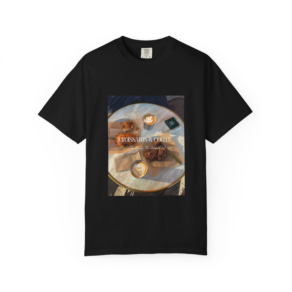 Croissants & Coffee Graphic T-Shirt
