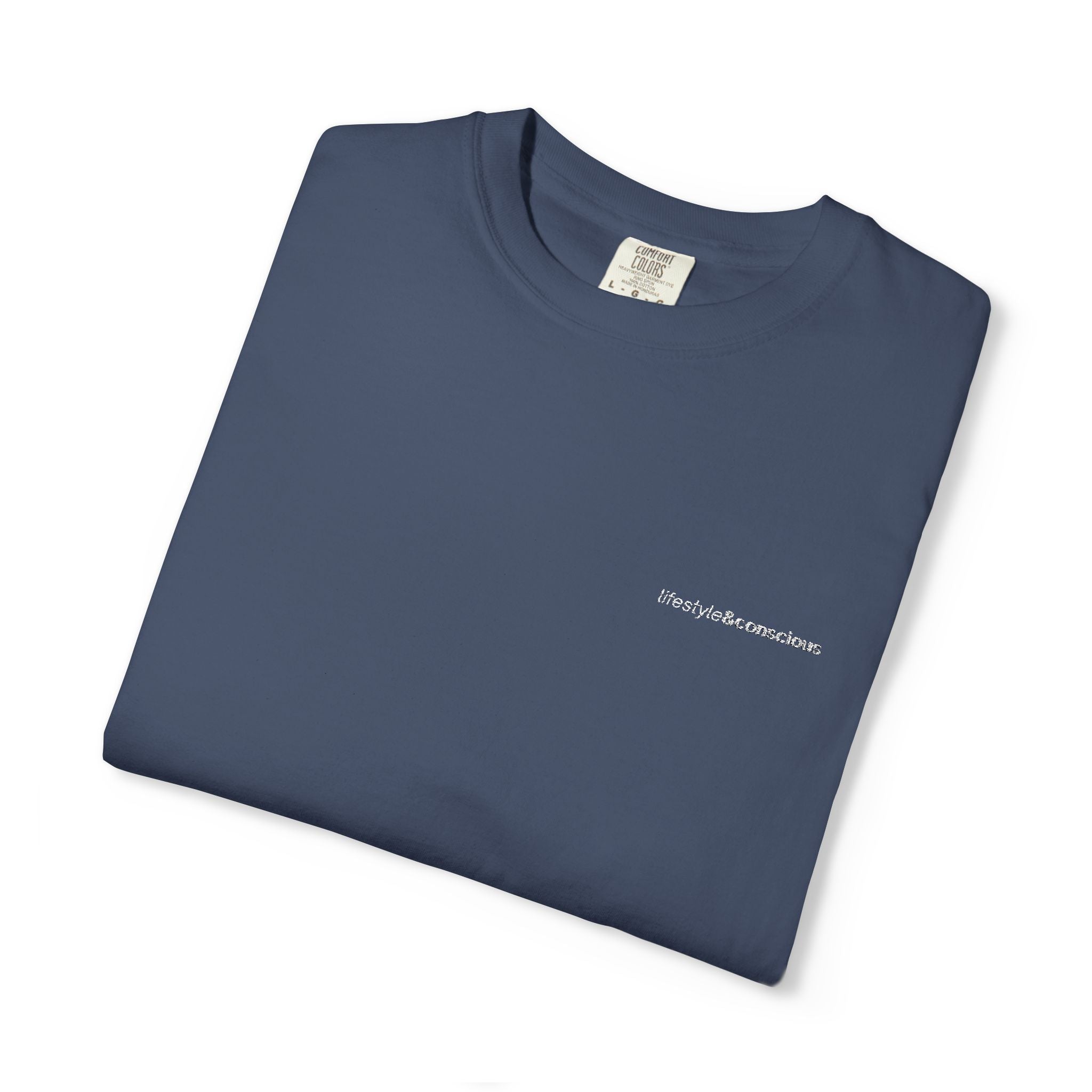 lifestyle&conscious embroderiery - t-shirt