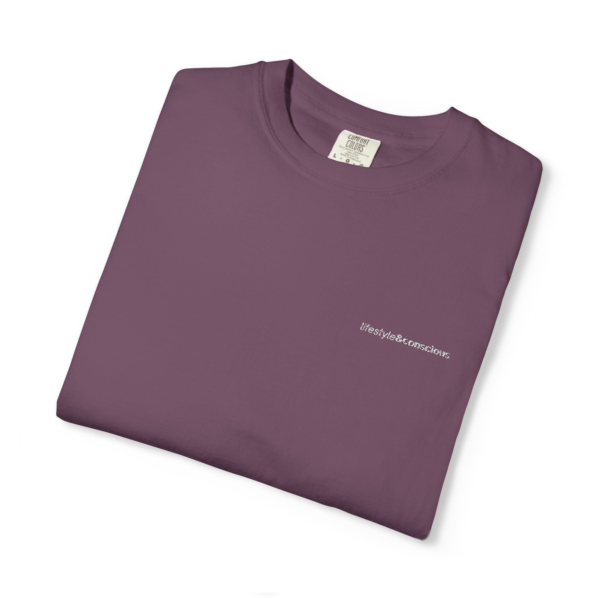 lifestyle&conscious embroderiery - t-shirt