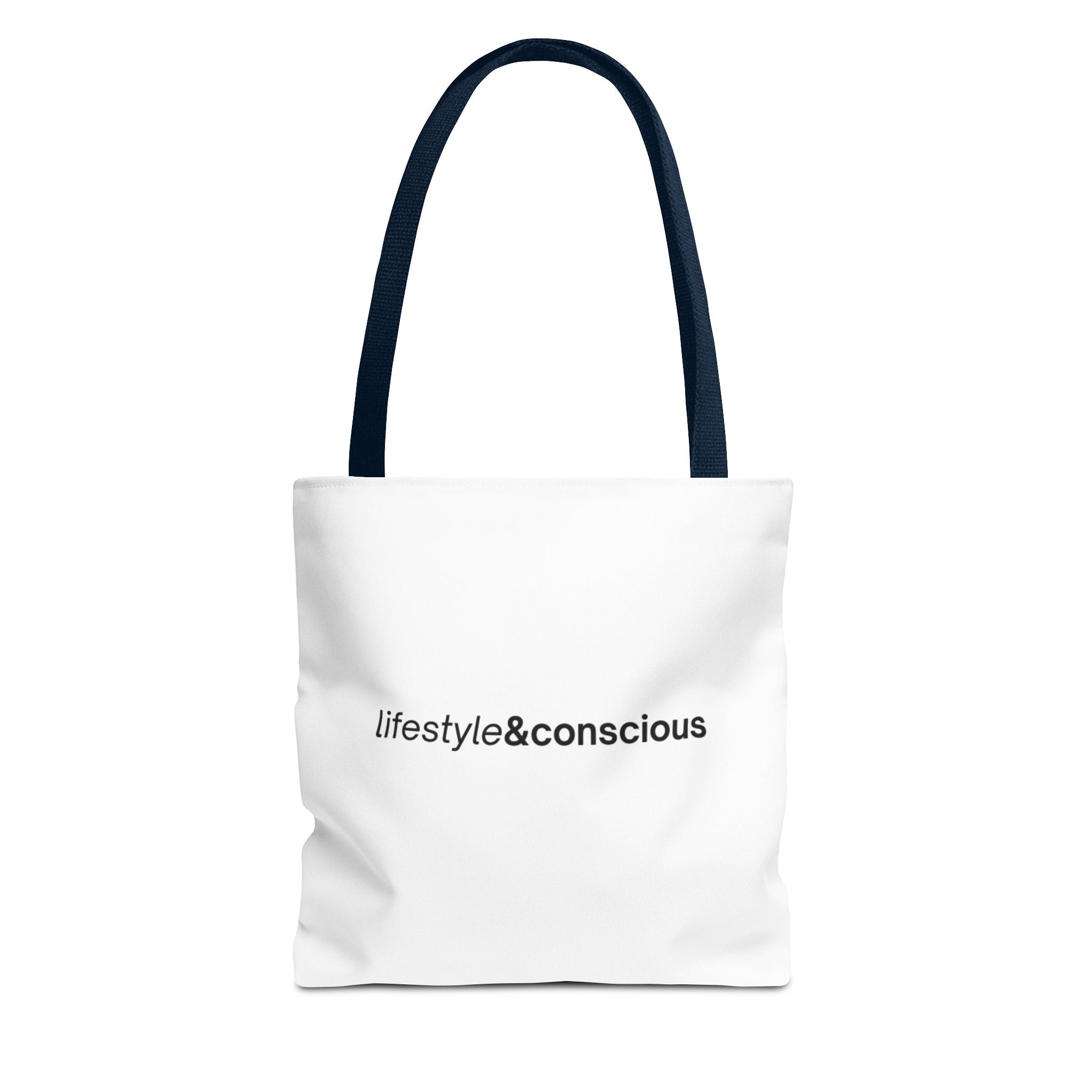 Tote Bag - "lifestyle&conscious" Minimalist Eco Tote