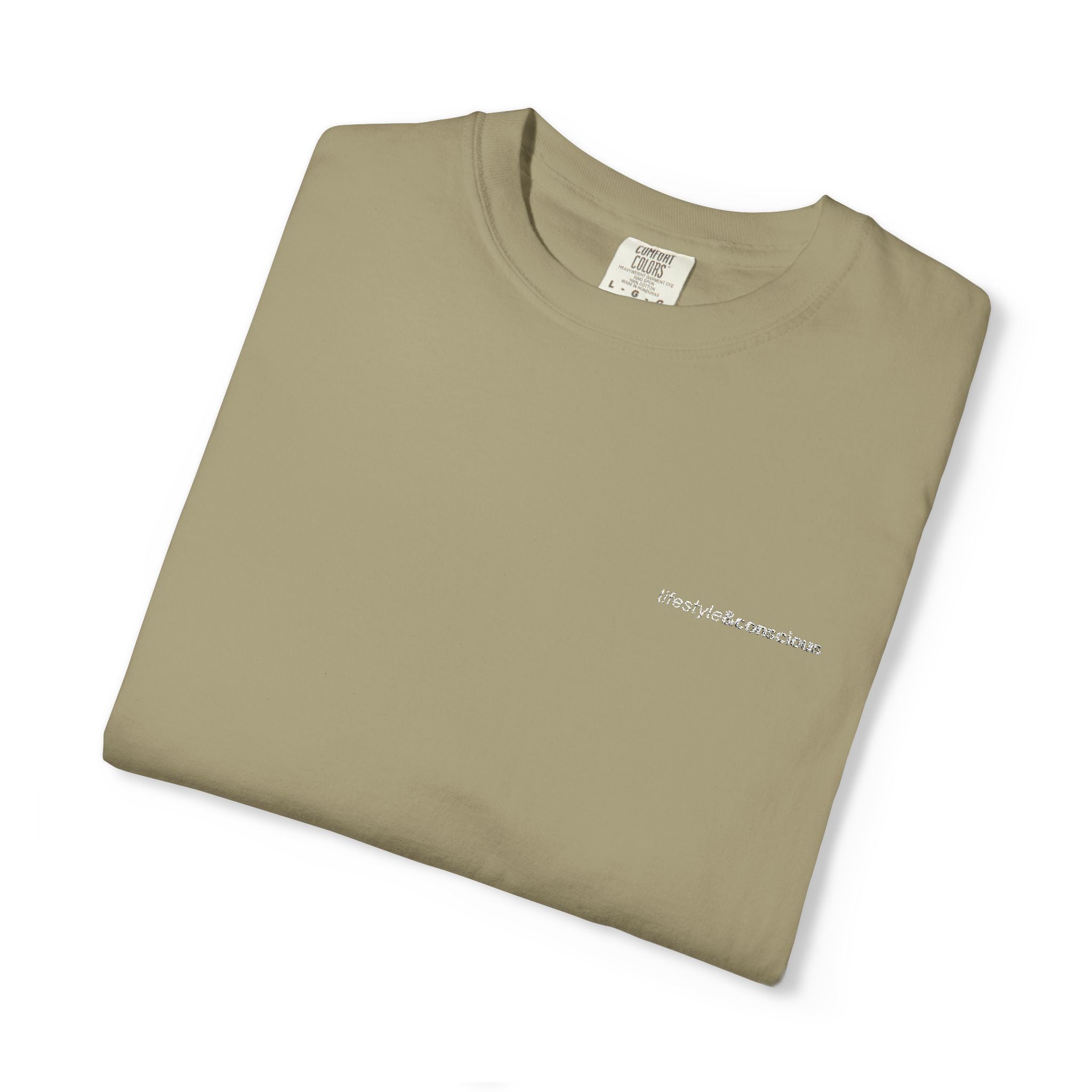 lifestyle&conscious embroderiery - t-shirt
