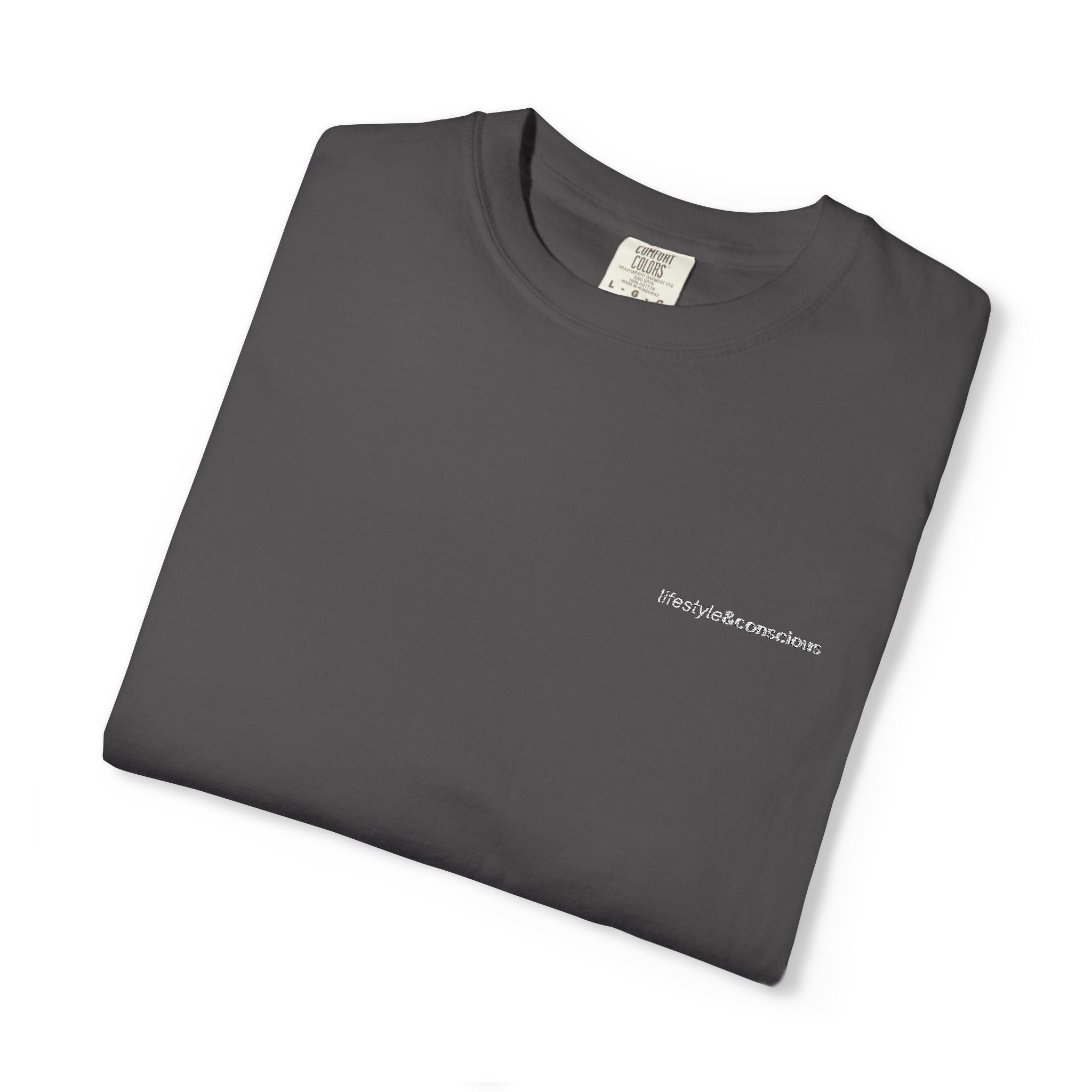 lifestyle&conscious embroderiery - t-shirt