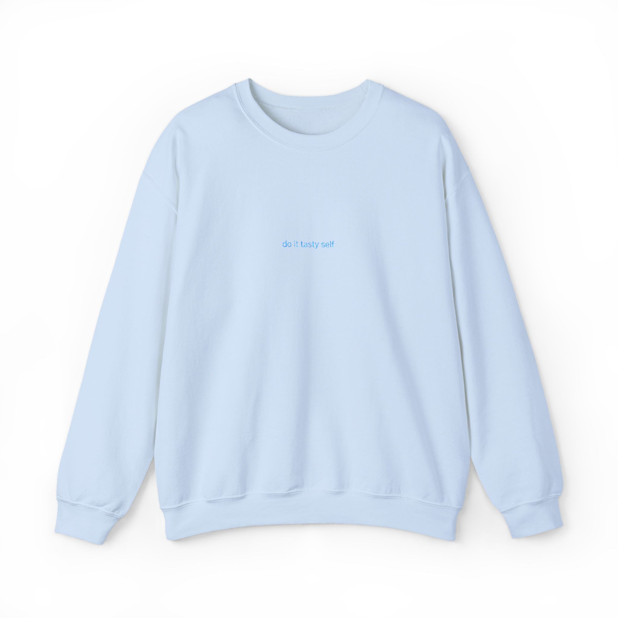 do it tasty self - Dutch Sayings - Blue Sweatshirt